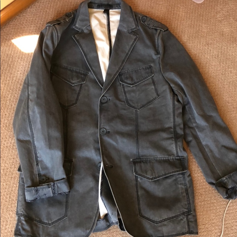Mens cargo blazer